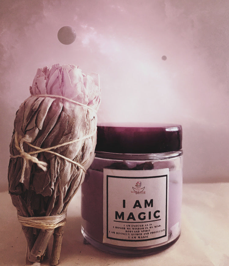 I am Magic Affirmation Candle. Wild Luna Botanicals