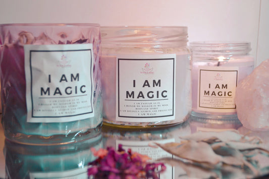 I am Magic Affirmation Candle. Wild Luna Botanicals