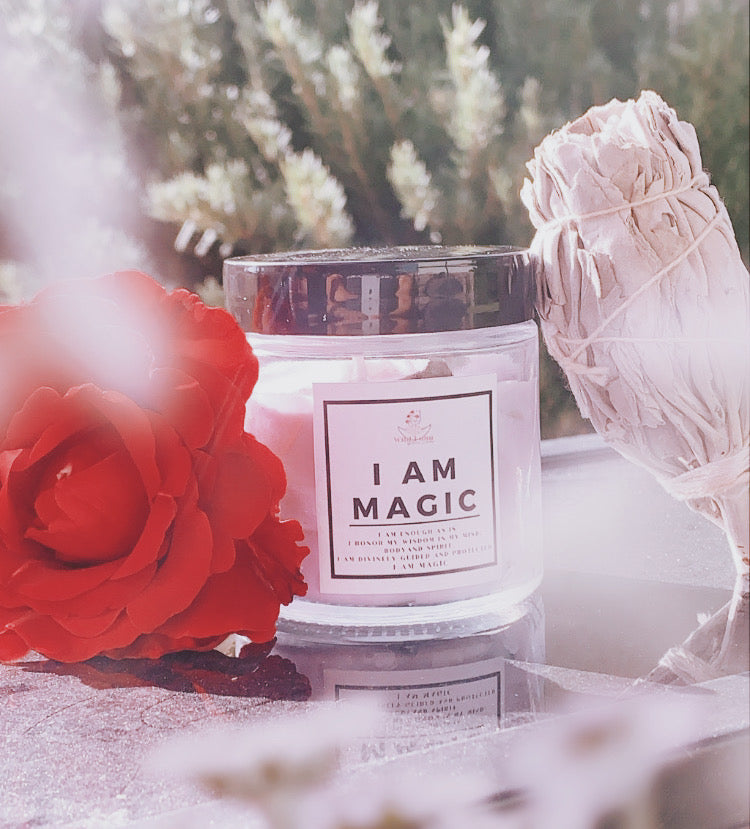 I am Magic Affirmation Candle. Wild Luna Botanicals