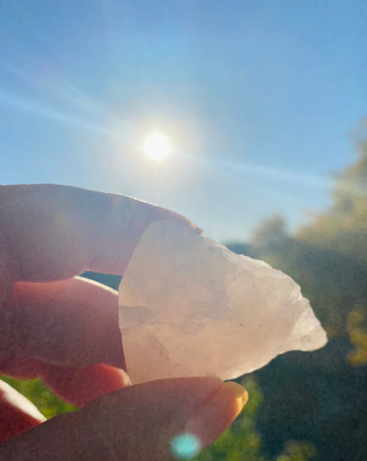 Raw Rose Quartz